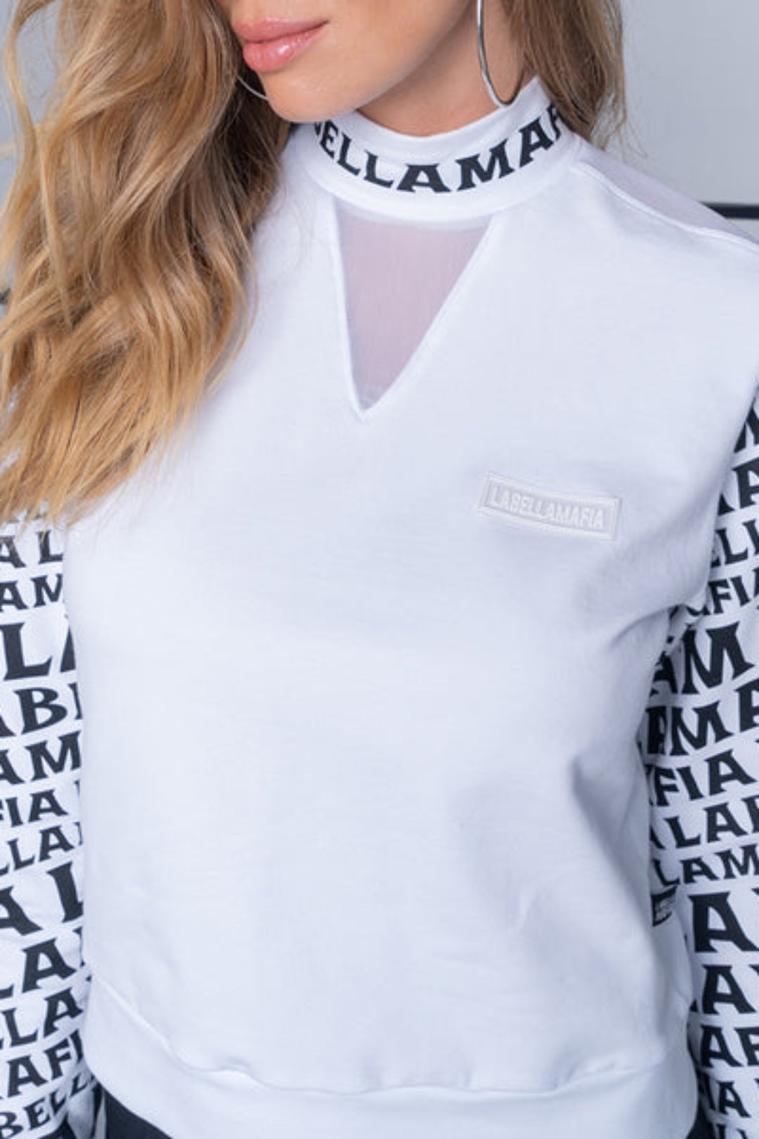 Shirt Neutral Flowers White