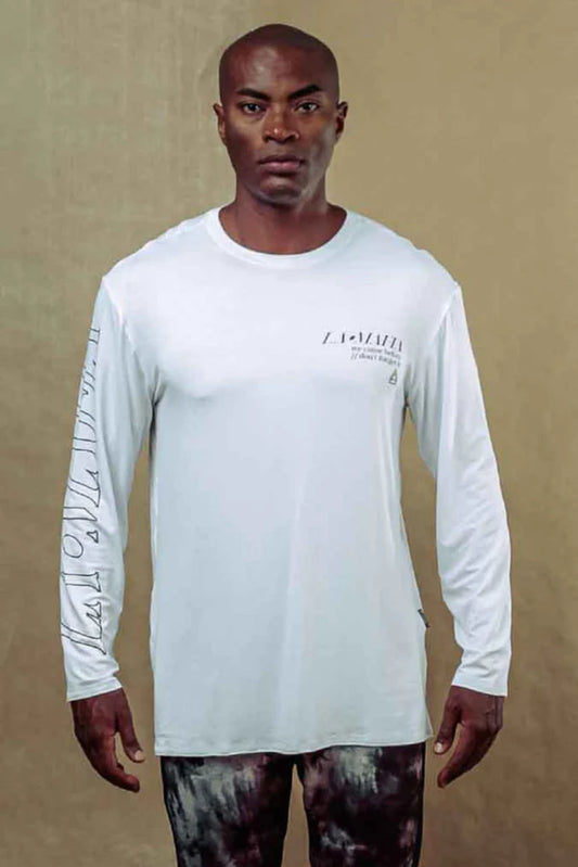T-Shirt Long Sleeve  La Mafia White