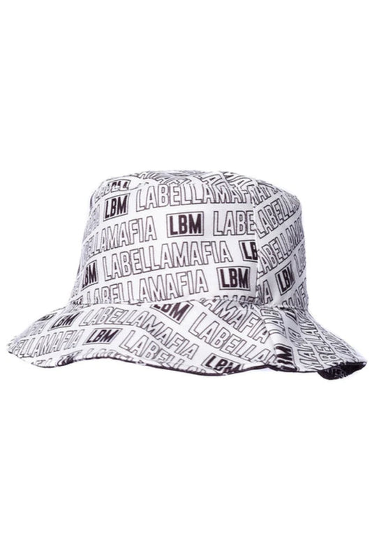 Bucket Hat Reverse Black and White