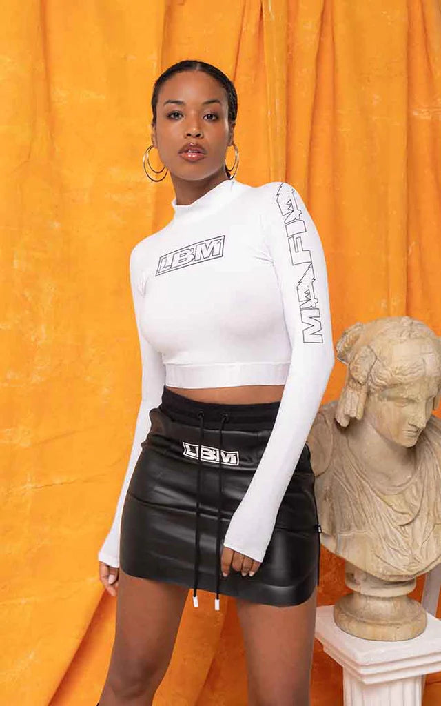 Blouse Cropped Hollywood White