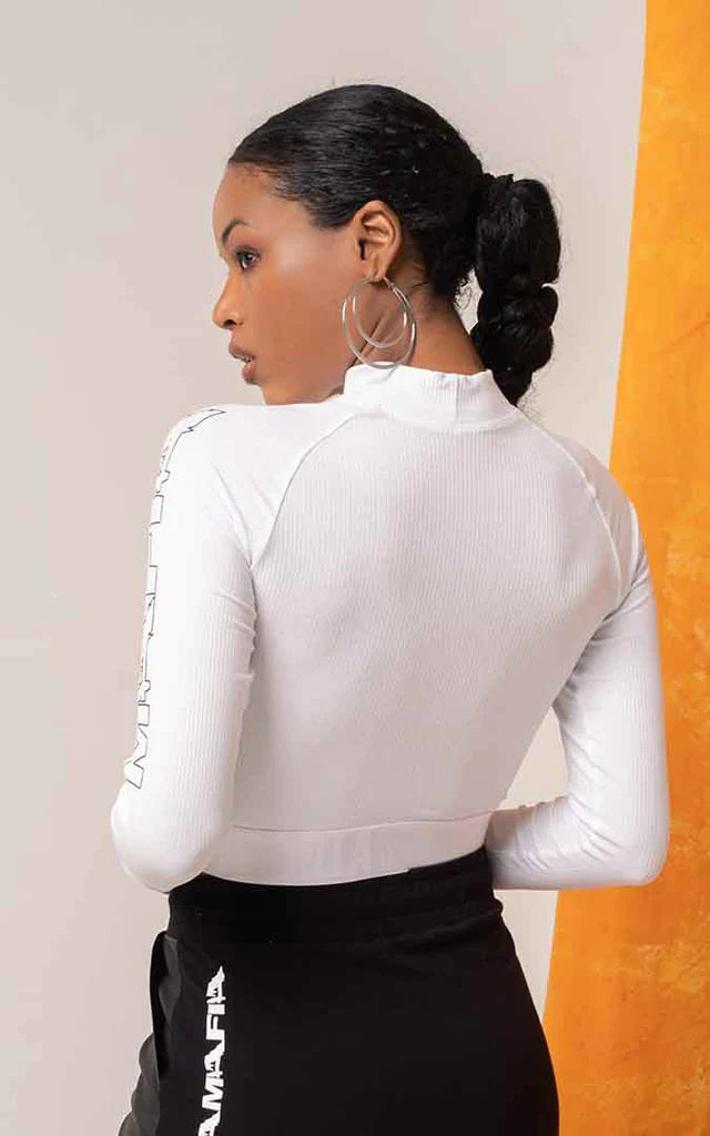 Blouse Cropped Hollywood White