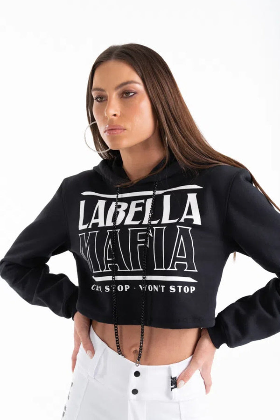 Labellamafia Hoodie Chicago Black