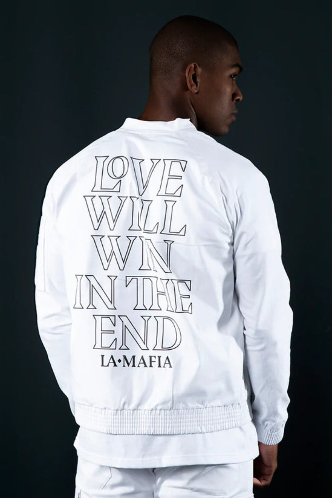Jacket Love Will Win White