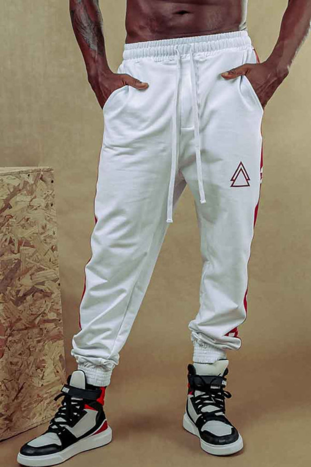 Pants Heather White