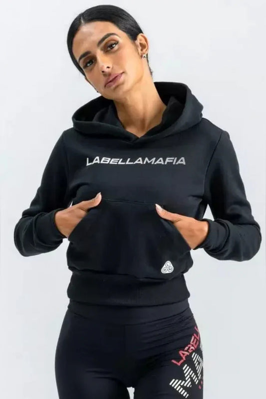 Hoodie Essentials Black Labellamafia