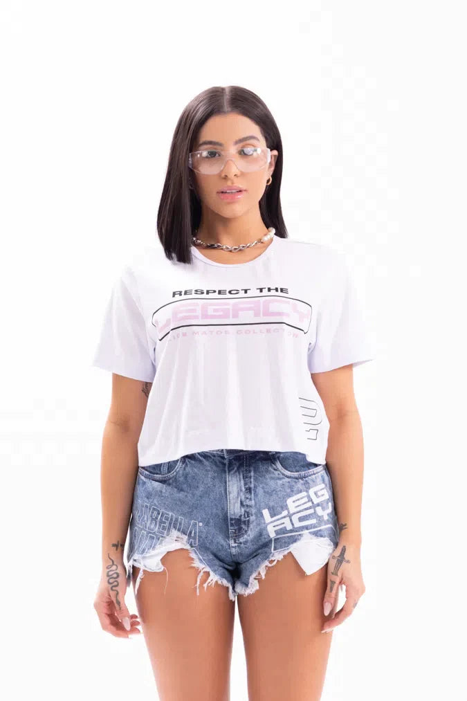 Cropped Labellamafia Sport Casual White