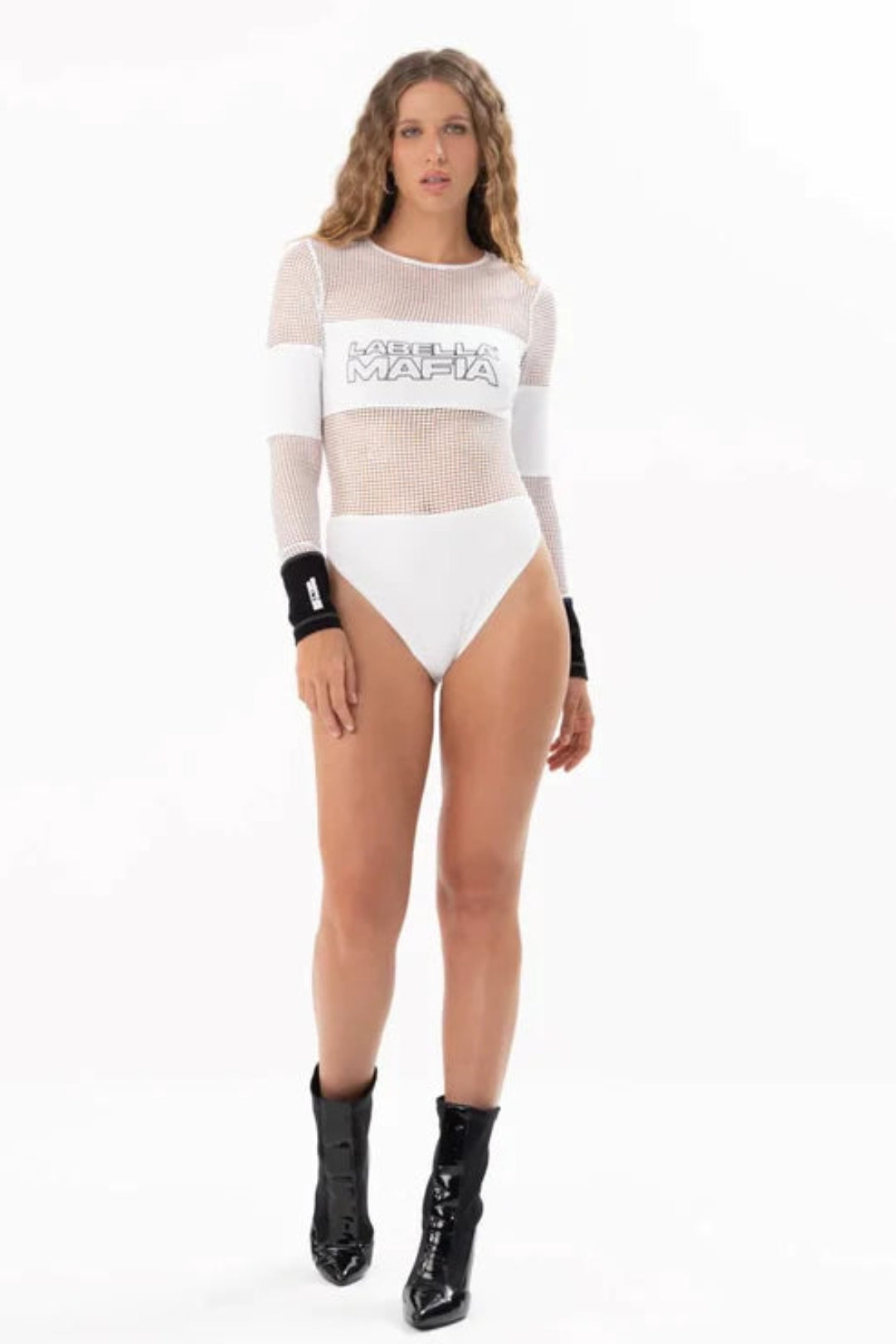 Bodysuit Labellamafia White Toxic