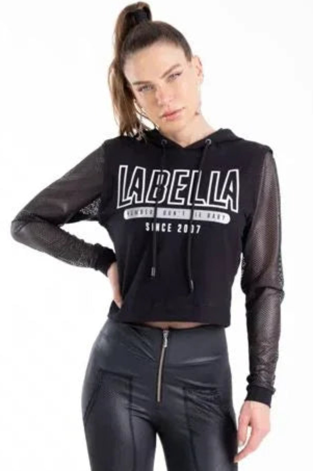Labellamafia Hoodie Nirvana Black