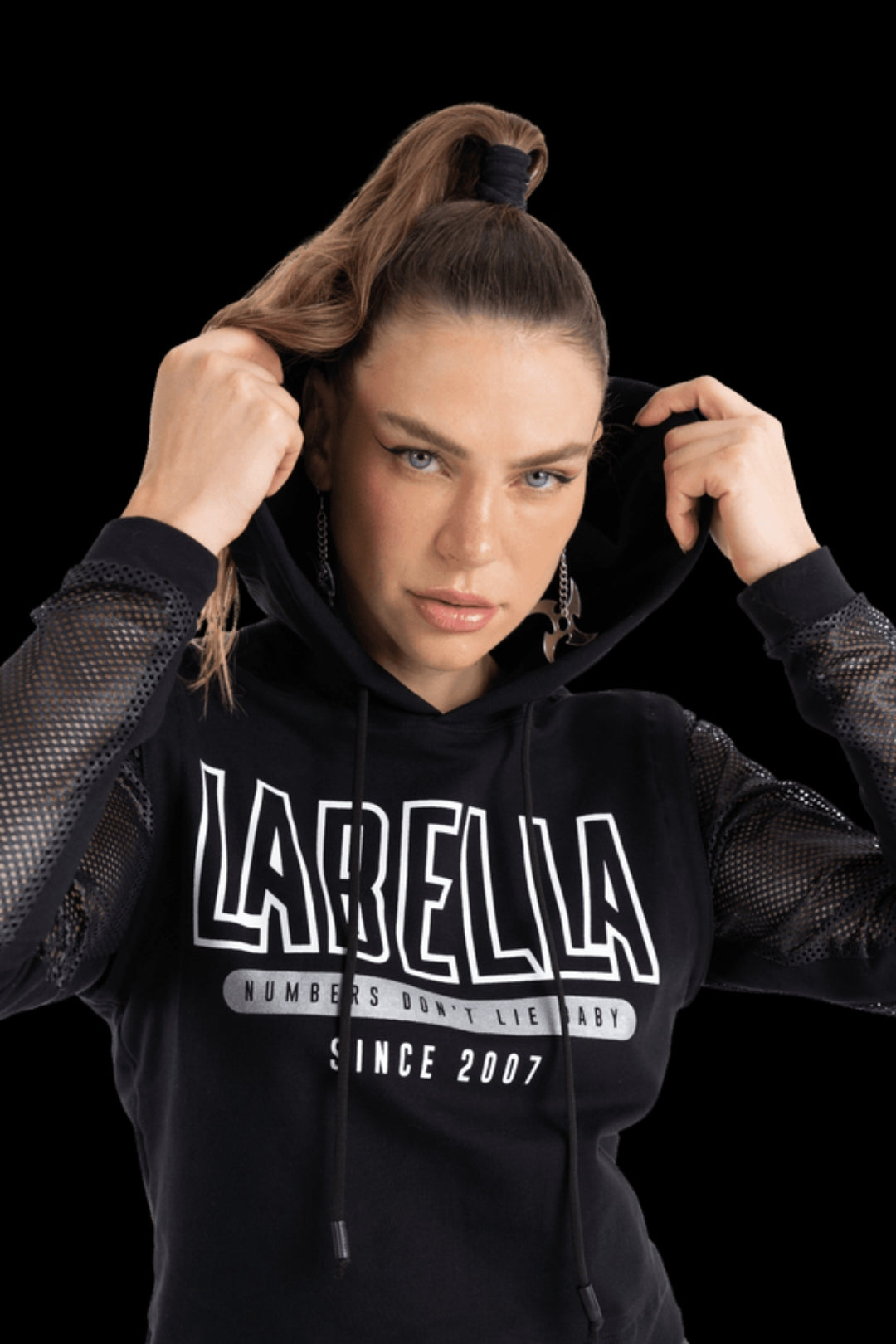 Labellamafia Hoodie Nirvana Black