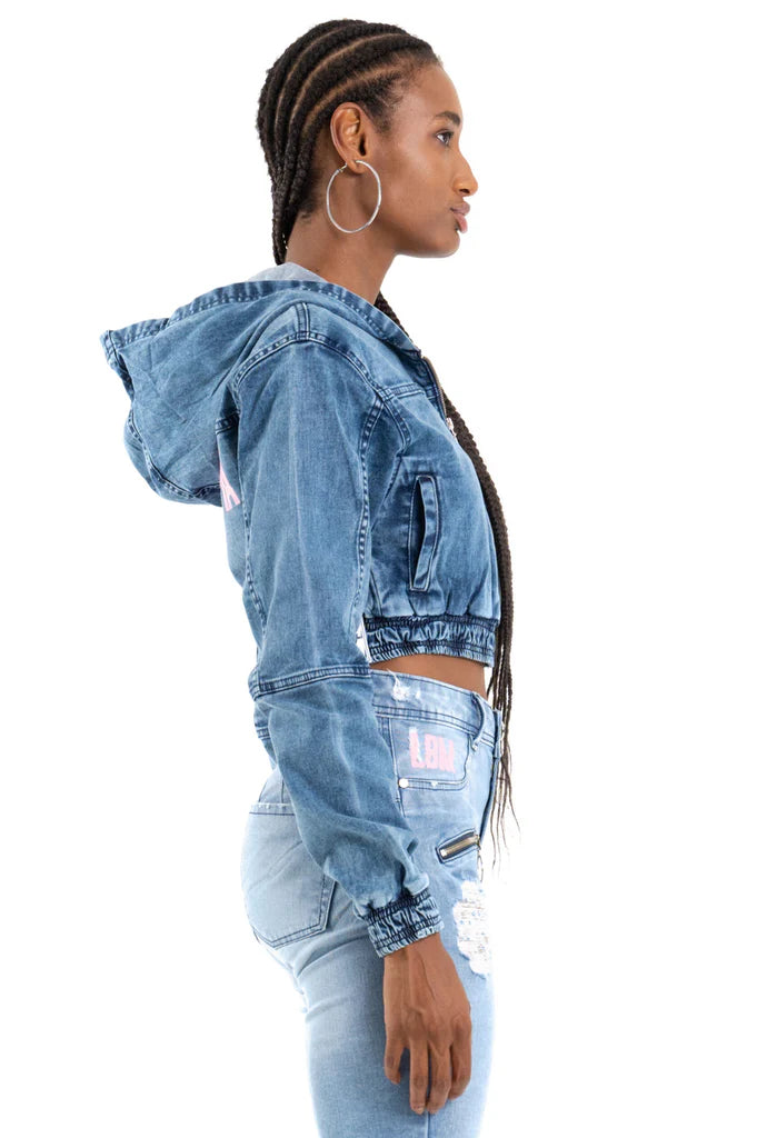 Jacket Labellamafia Milky Blue