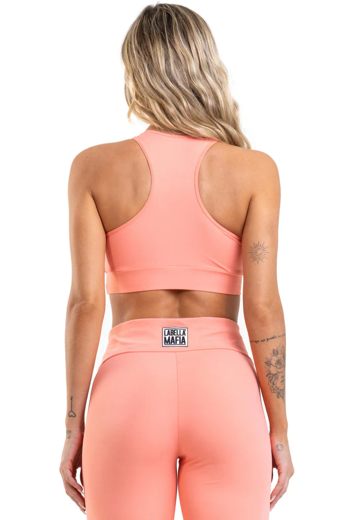 Sport Bra Go On Coral Labellamafia