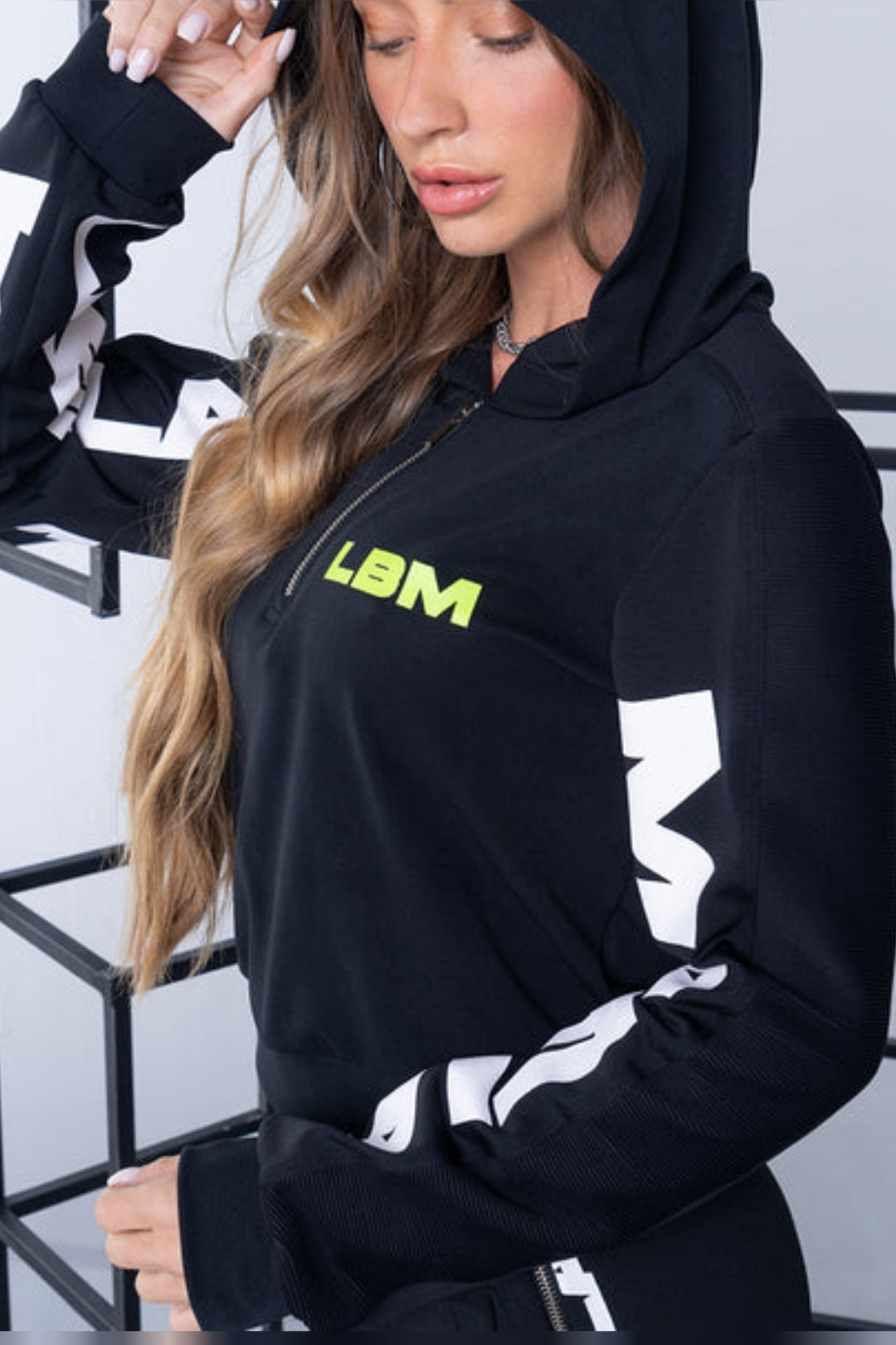 Blouse Hoodie Bold Black