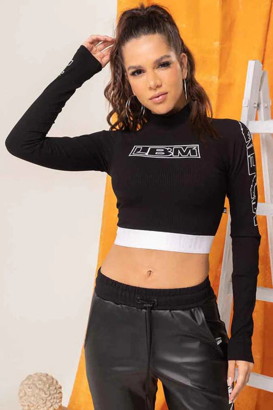 Blouse Cropped Hollywood Black