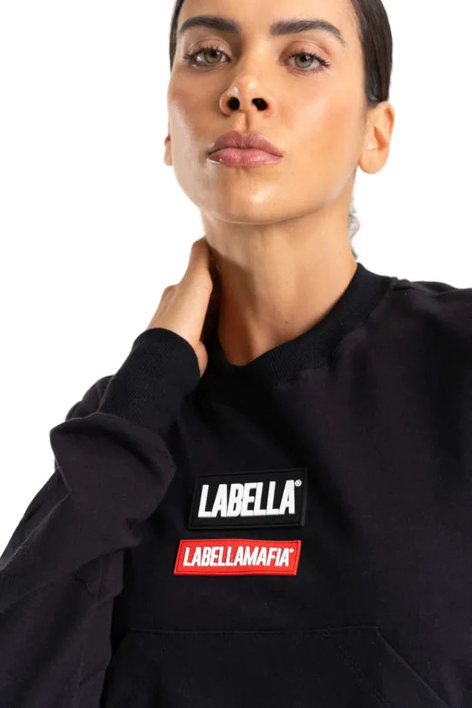 Hoodie Labellamafia Go On Black