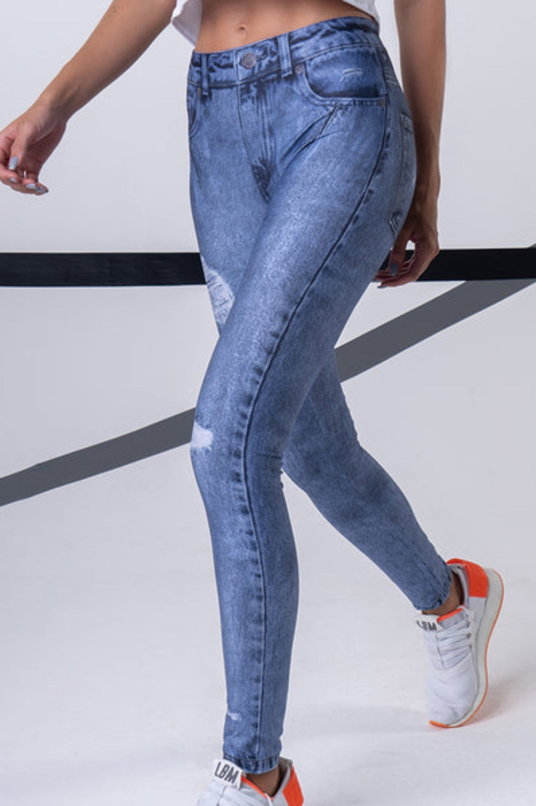 Legging Jeans Denim Look
