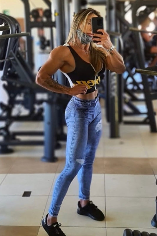 Legging Jeans Denim Look