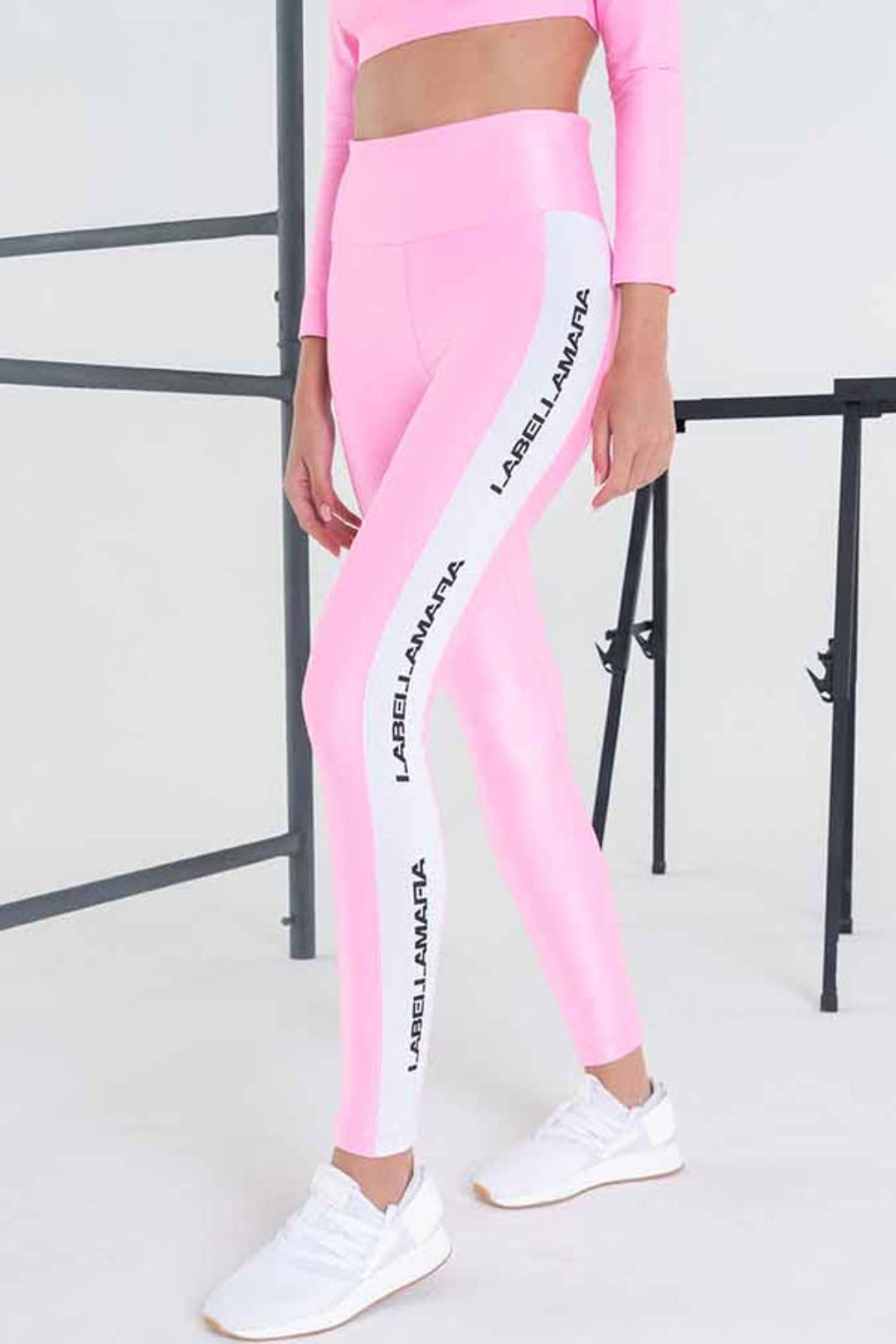 Fitness Legging Labellamafia City Girls Pink