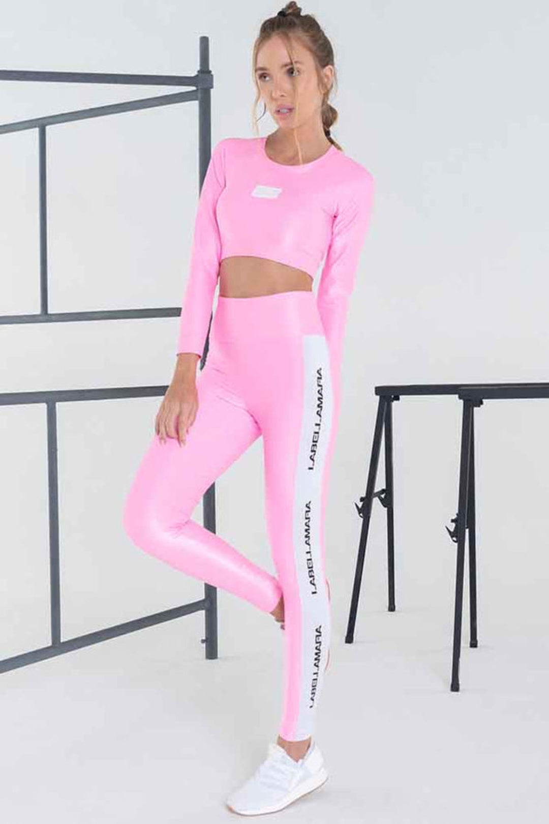 Fitness Legging Labellamafia City Girls Pink
