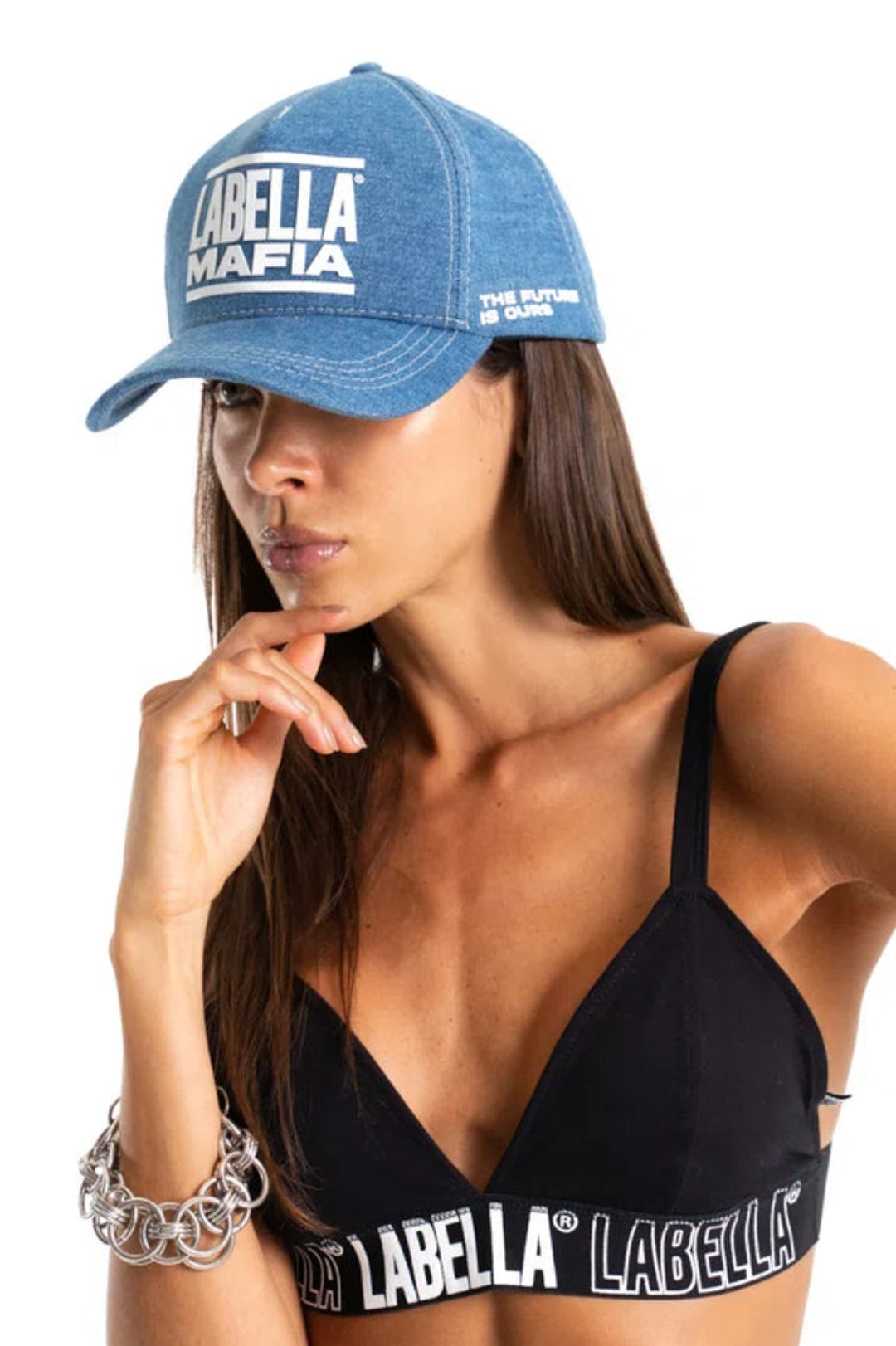 Cap Silver Denim