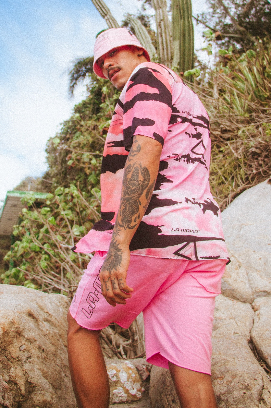Shirt La Mafia Stamped