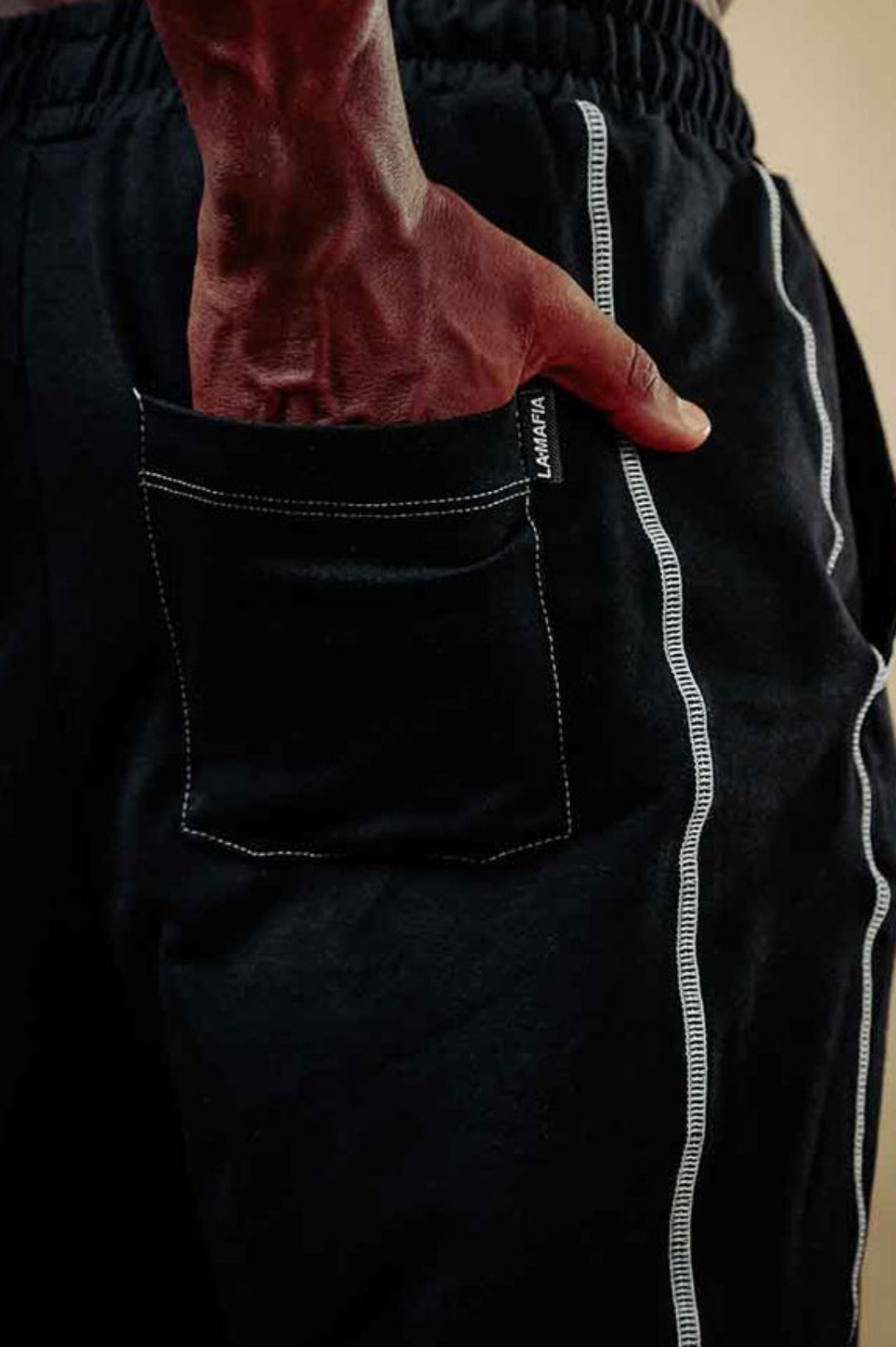 Pants La Mafia Cargo Jour Black