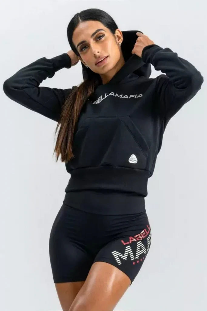 Hoodie Essentials Black Labellamafia