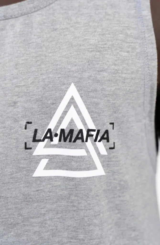 Tanktop La Mafia Bandata Grey
