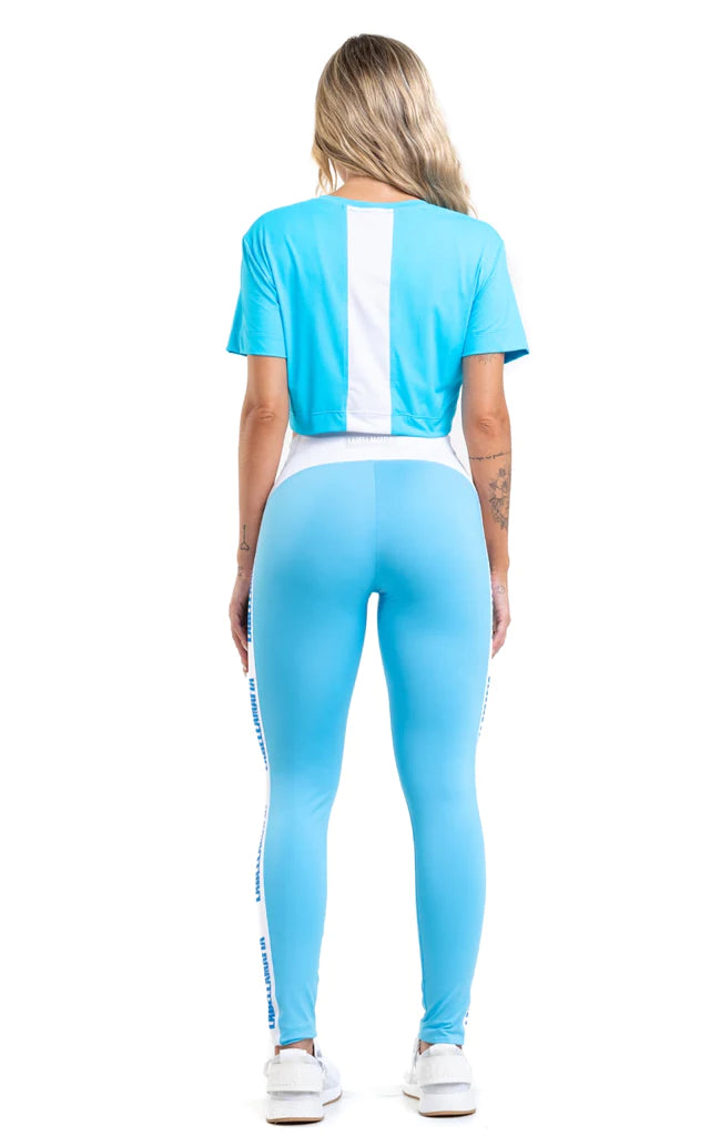 CROPPED ACQUA AZUL