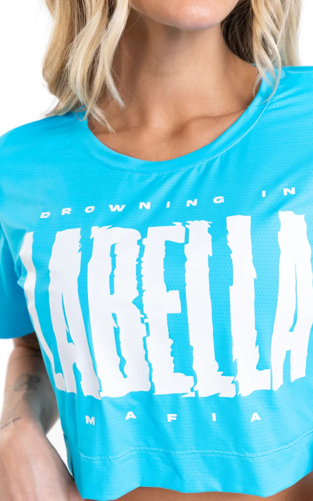 CROPPED ACQUA AZUL
