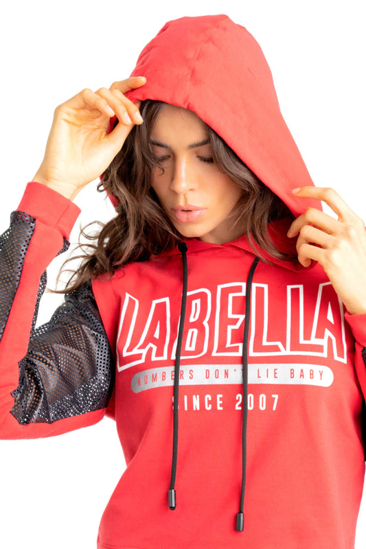 Labellamafia Hoodie Nirvana Red