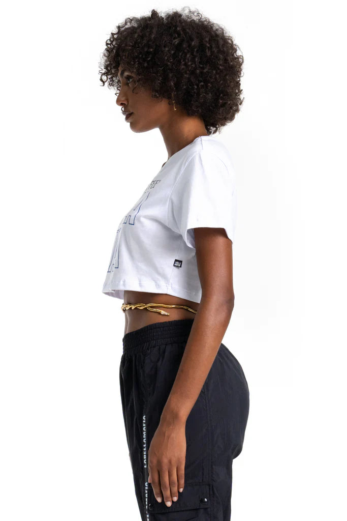 Cropped Labellamafia Electric White