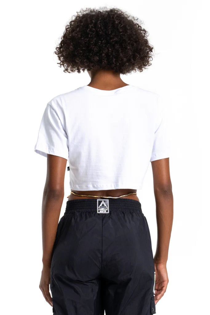 Cropped Labellamafia Electric White