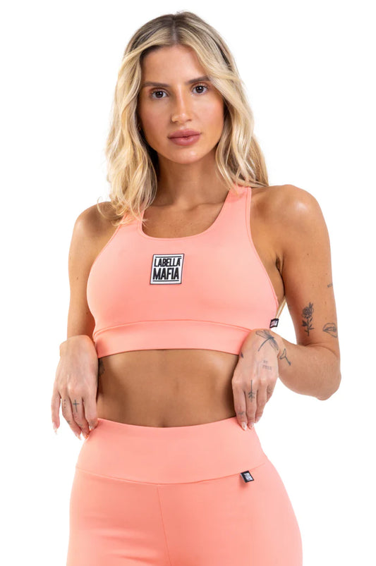 Sport Bra Go On Coral Labellamafia